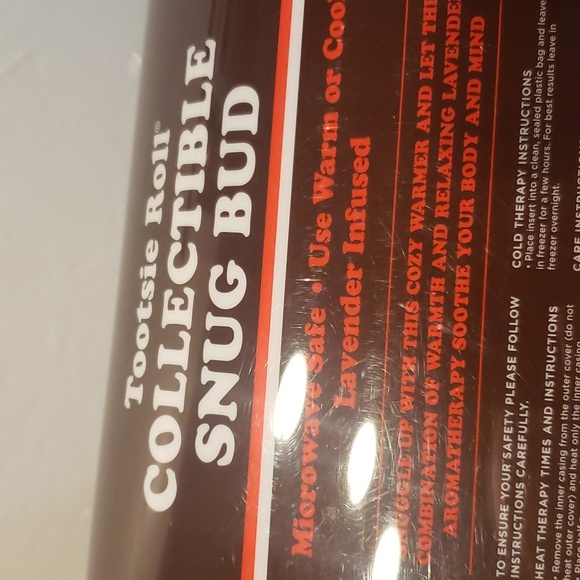 Large Tootsie Roll Collectible Snug Bud Pillow NWT - Picture 3 of 6